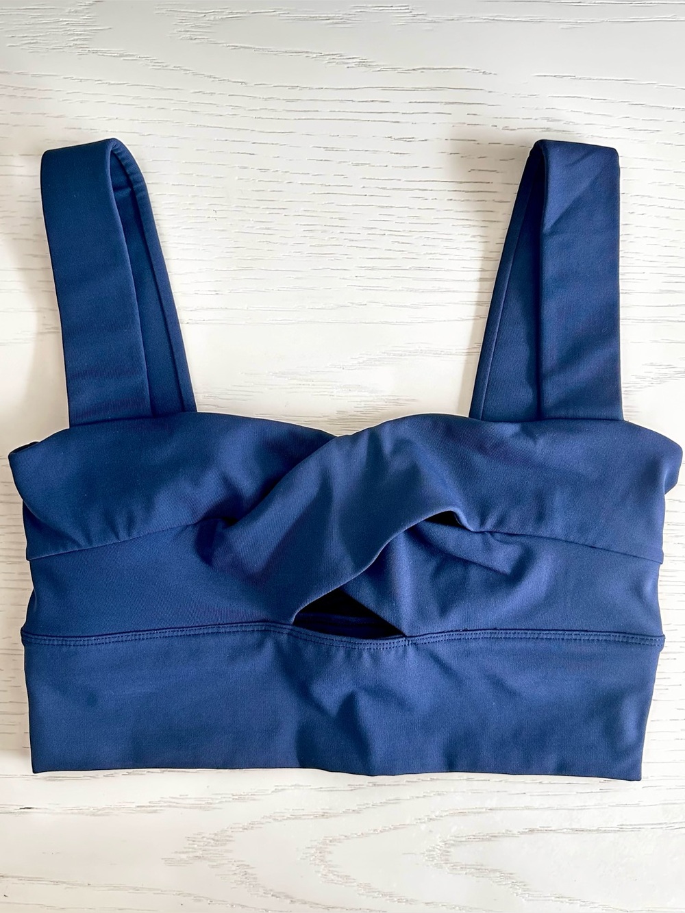Lululemon Wild Twist Longline Sports Bra Dark Blue Size 4